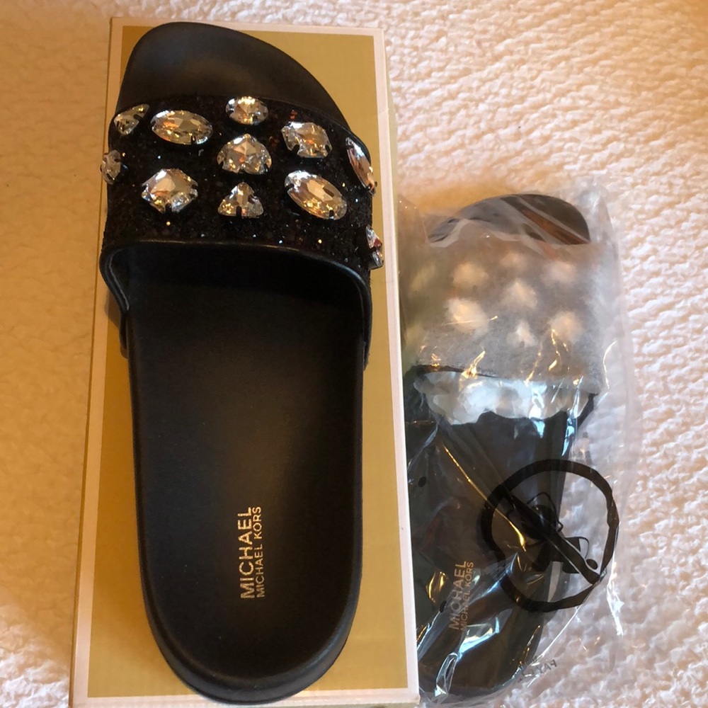 Glimore slide chunky glitter